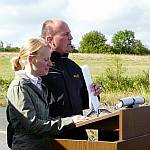 Schirmherr Hartmut Koschyk und Christiane Feucht, Deutscher Verband fr Landschaftspflege